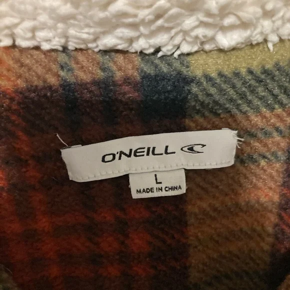 O'Neill Cream Teddy Jacket - Picture 5 of 5